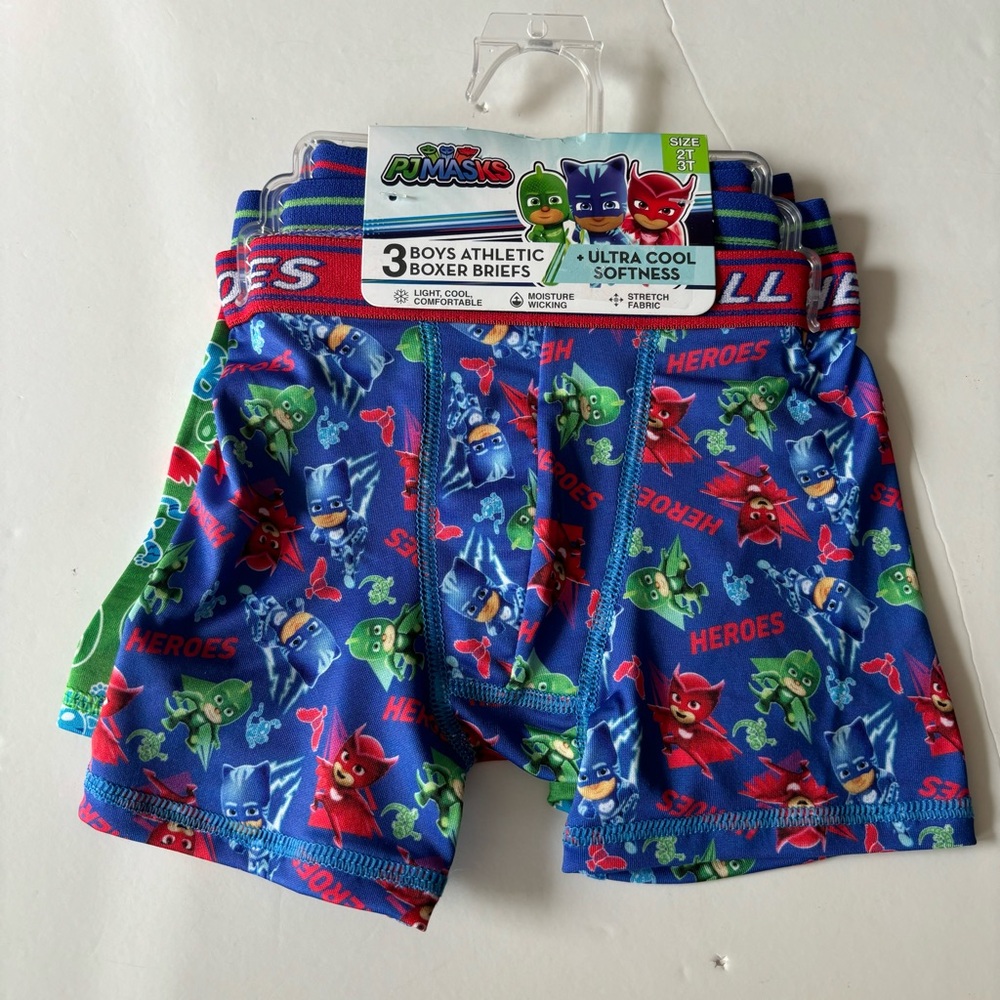 NEW PJ Masks Boys' Boxer Briefs 3 Pairs